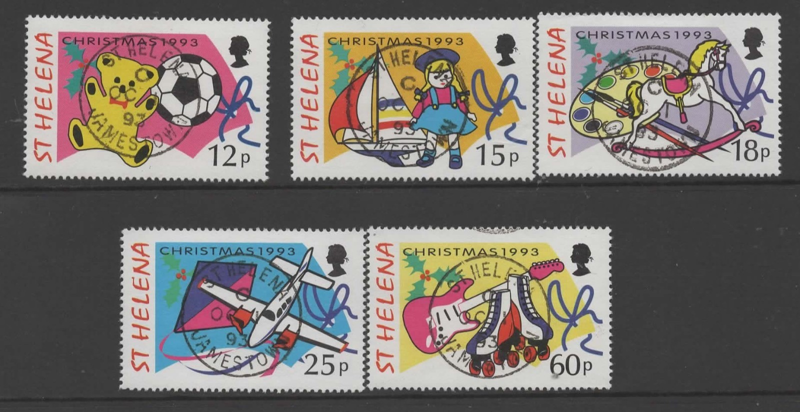 st-helena-sg648-52-1993-christmas-used
