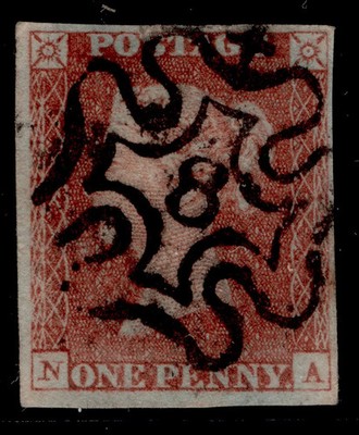 gb-qv-sg9-1d-pale-red-brown-used-cat-160-black-mx-with-8-na