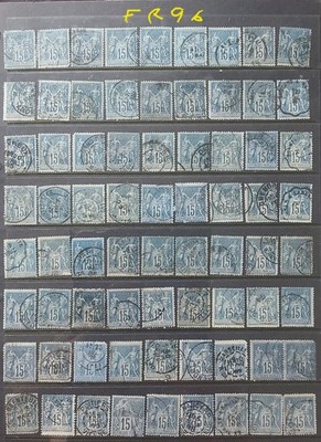 france-1877-pax-mercur-type-ii-u-n-15c-ultramarine-dup-col-vars-used-fr96