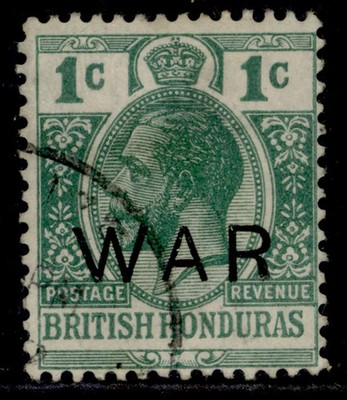 british-honduras-gv-sg119-1c-blue-green-fine-used