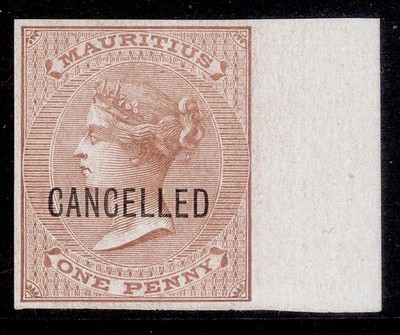 mauritius-qv-sg57-1863-72-1d-brown-imperforate-proof-overprinted-cancelled