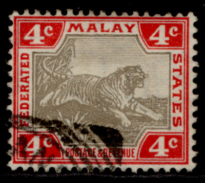 malaysia-federated-malay-edvii-sg36b-4c-grey-brown-scarlet-fine-used