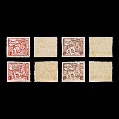 9571-gb-sg430-433-2-set-of-2-1924-sc-185-204-mi166a-169-mint-mnh-c80