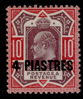 british-levant-edvii-sg10-4pi-on-10d-dull-purple-carmine-lh-mint-cat-27