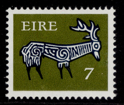 ireland-qeii-sg347-1974-7p-indigo-olive-green-nh-mint