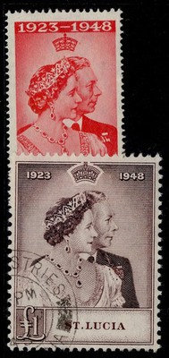st-lucia-gvi-sg144-145-1948-royal-silver-wedding-set-fine-used-cat-45