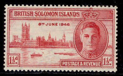 british-solomon-is-gvi-sg73a-1d-carmine-nh-mint-cat-40-second-flag-variety