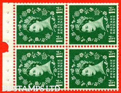 sg-612mb-sb75a-1d-green-an-unmounted-mint-booklet-pane-of-4-perf-t-b87540