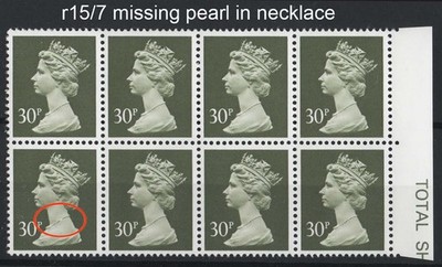 gb-1989-machin-30p-deep-olive-var-r15-7-missing-pearl-in-necklace-um-pos-blk-of