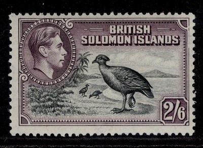 british-solomon-islands-gvi-sg70-2s-6d-black-violet-lh-mint-cat-38