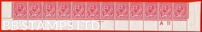 sg-329-n8-1-1d-carmine-die-1b-a-fine-mounted-mint-9-stamps-unmoun-b85040