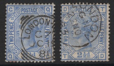 gb-1880-2d-blue-plates-22-23-sg157-very-fine-used-cds-good-colour-cat-80