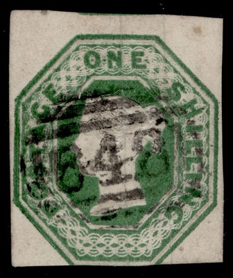 gb-qv-sg56-scarce-1s-deep-green-cut-square-fine-used-cat-900