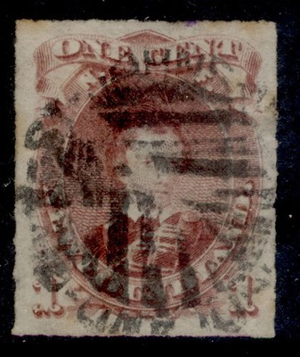 canada-newfoundland-qv-sg40-1c-lake-purple-used-cat-55