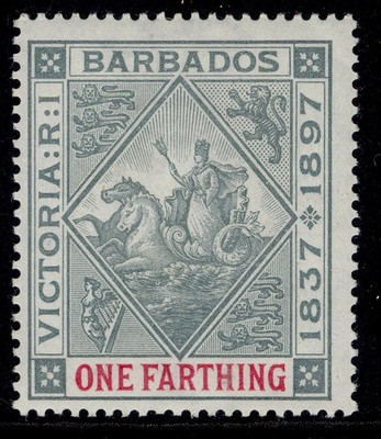 barbados-qv-sg116-d-grey-carmine-m-mint-cat-10