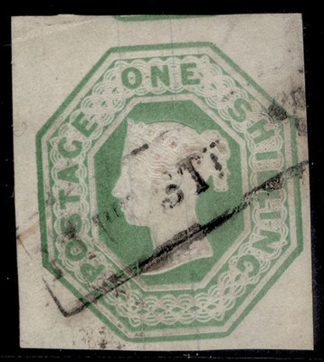 gb-qv-sg54-scarce-1s-pale-green-die-ii-cut-square-fine-used-cat-1100-4-margins