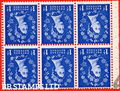 sg-571wi-sb30ab-1d-ultramarine-an-unmounted-mint-booklet-pane-of-6-wi-b68025