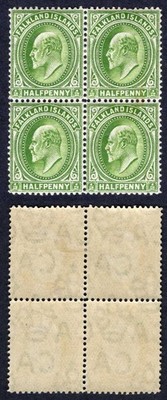 falkland-is-sg43c-1-2d-deep-yellow-green-block-2-x-u-m-cat-68-pounds
