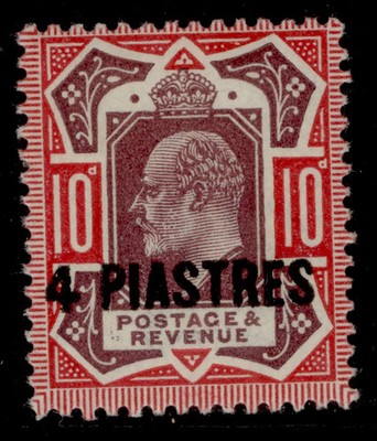 british-levant-edvii-sg10-4pi-on-10d-dull-purple-carmine-lh-mint-cat-27