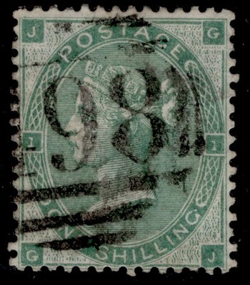 gb-qv-sg90d-1s-green-thick-paper-used-cat-375-gj