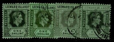 leeward-islands-gvi-sg110-110b-110ba-110bb-1s-shade-varieties-fine-used