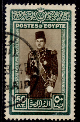 egypt-sg345-50p-brown-green-fine-used