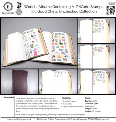 8947-world-2-albums-containing-a-z-world-stamps-inc-good-china-unchecked-28