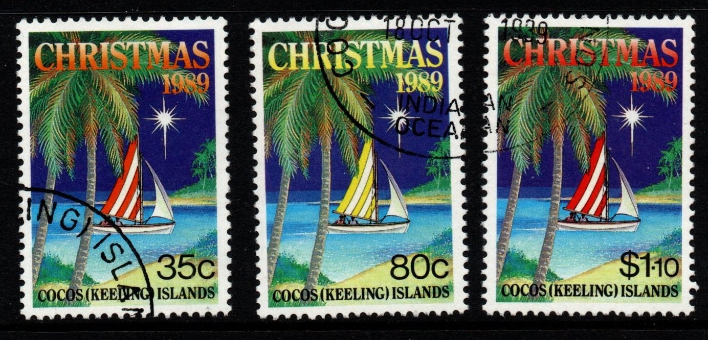 cocos-keeling-islands-sg211-3-1989-christmas-fine-used