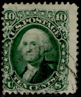 usa-scott-68-10c-green-fine-used