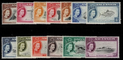 ascension-qeii-sg57-69-1956-complete-set-nh-mint-cat-160
