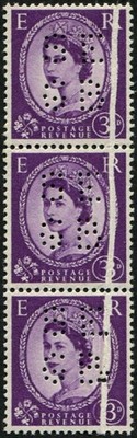 1958-3d-sg-575-vertical-paper-fold-variety-on-strip-of-three-u-m