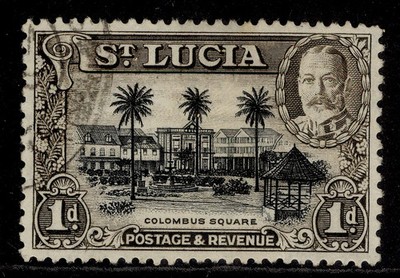 st-lucia-gv-sg114a-1d-black-brown-fine-used-cat-4-5-perf-13-x-12