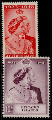 pitcairn-islands-gvi-sg11-12-1948-royal-silver-wedding-set-nh-mint-cat-41