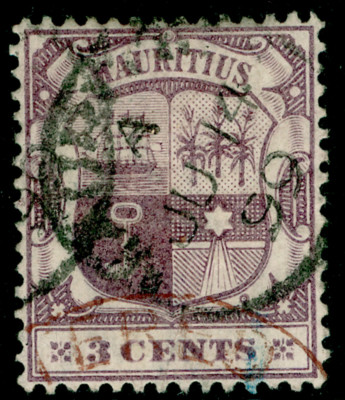mauritius-sg129-3c-dull-puple-deep-purple-fine-used-cds