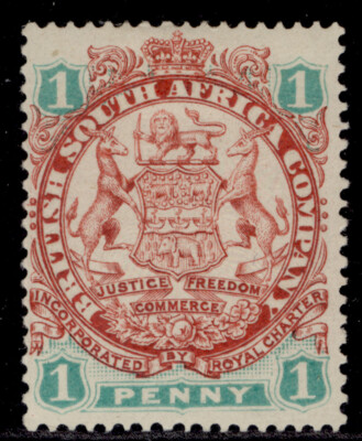 rhodesia-qv-sg67-1d-scarlet-emerald-m-mint-cat-14