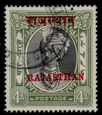 indian-states-rajasthan-gvi-sg22-4a-black-grey-green-fine-used-cat-160