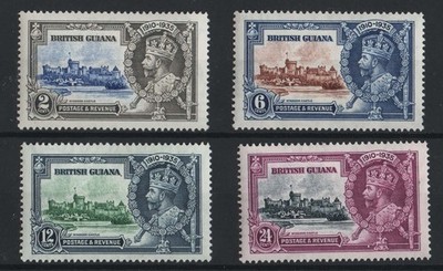 british-guiana-1935-silver-jubilee-set-vf-mint