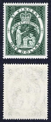 st-vincent-sg199a-one-dollar-deep-myrtle-green-superb-u-m-cat-22-pounds