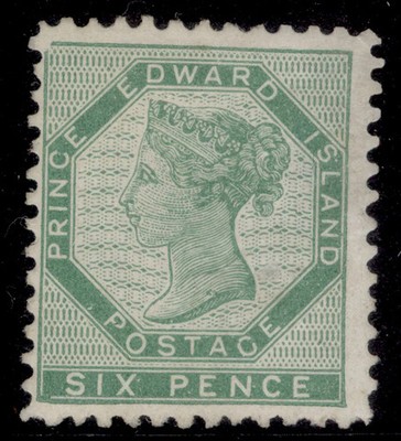 canada-prince-edward-island-qv-sg17-6d-yellow-green-unused-cat-170