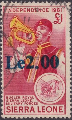 sierra-leone-1965-2l-on-1-bugler