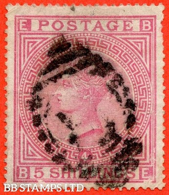 sg-134-j123-a-de-5-rose-plate-4-a-used-example-with-minor-faul-b27730