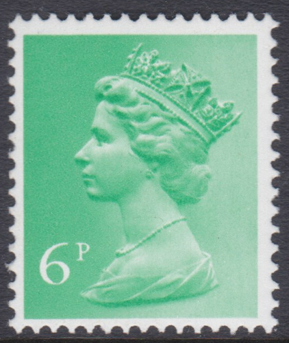 6p-fcp-dex-pale-green-missing-phosphor-stamp-unmounted-mint-s-s