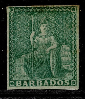 barbados-qv-sg8-d-green-m-mint-cat-190