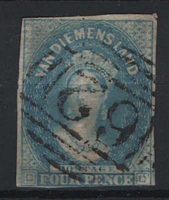 tasmania-1856-4d-blue-no-wmk-fu-3-margins-sg22-c140