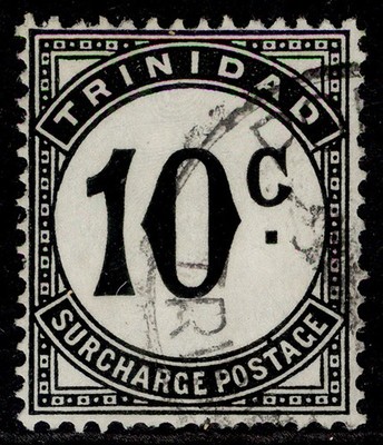 trinidad-tobago-gvi-sg-d30a-10c-black-fine-used-cat-35-chalky-paper