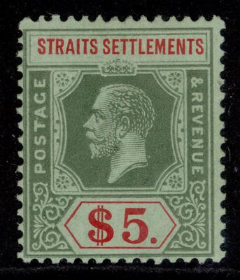 malaysia-straits-gv-sg212d-5-green-red-green-lh-mint-cat-140-die-ii