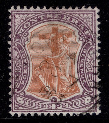 montserrat-edvii-sg18-3d-dull-orange-dp-purple-very-fine-used-cat-550-cds