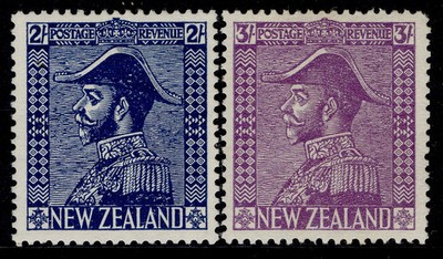 new-zealand-gv-sg466-467-1926-jones-chalk-surface-paper-set-m-mint-cat-220