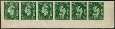 1937-d-sg-462-tete-beche-imperf-strip-of-six-plate-proofs-u-m-on-wmk-pa