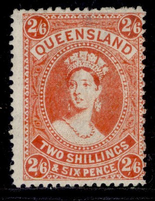 australia-queensland-qv-sg158-2s-6d-vermilion-m-mint-cat-60
